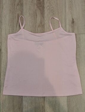 Vintage Nwt Ashley Stewart Pale Pink Spaghetti Strap Cami
